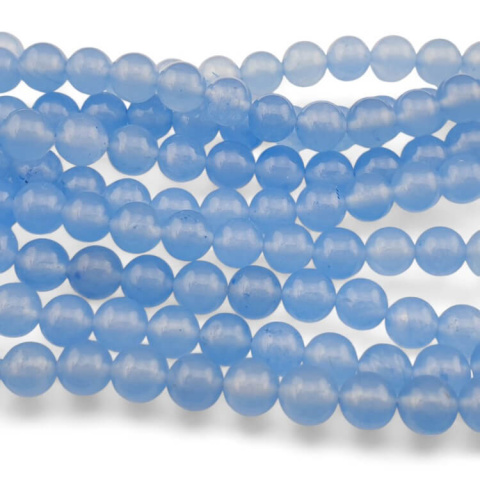 Blue jade ball 8 mm strand Blue jade ball 8 mm strand