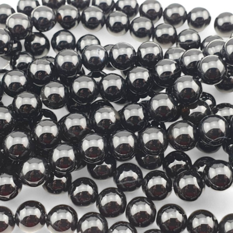 Onyx black agate sphere 10 mm 5 pcs Onyx black agate sphere 10 mm 5 pcs