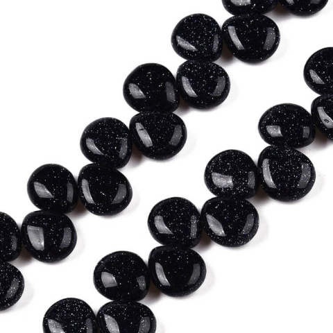 Noc Kairu koralik łezka z dziurką 12x10 mm 4 szt. Noc Kairu koralik łezka z dziurką 12x10 mm 4 szt.