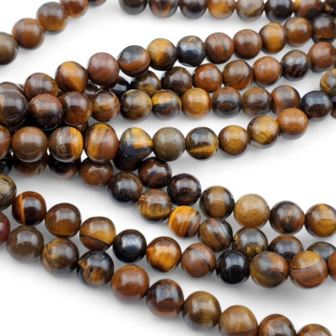 Tiger eye ball 8 mm string Tiger eye ball 8 mm string