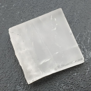 Cut raw rock crystal 26x24 mm No. 13