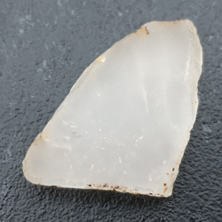 Cut raw rock crystal 28x23 mm No 32