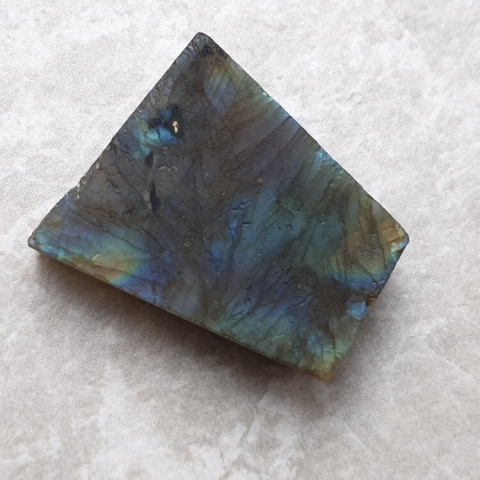 Labradoryt cięty surowy 25x21 mm nr 164 Labradoryt cięty surowy 25x21 mm nr 164