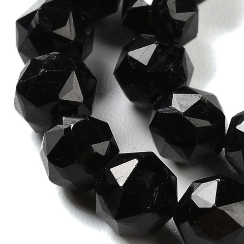 Faceted tourmaline ball with hole 7-8 mm 4 pcs Faceted tourmaline ball with hole 7-8 mm 4 pcs