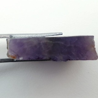 Amethyst cut raw 27x24 mm No 81