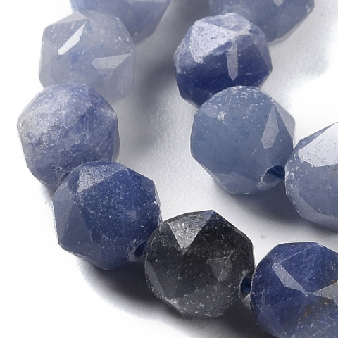 Blue aventurine faceted ball with hole 7-8 mm 4 pcs Blue aventurine faceted ball with hole 7-8 mm 4 pcs