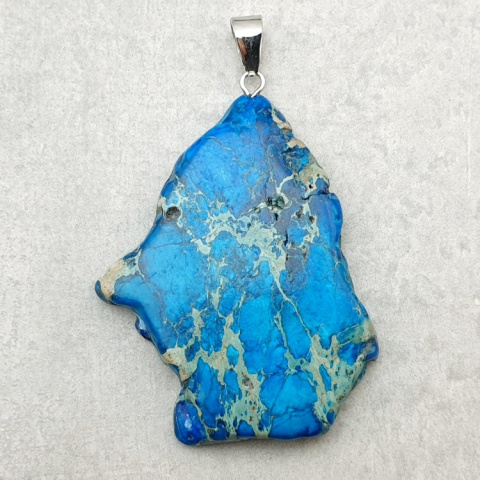 Imperial jasper pendant 48x35 mm no 160 Imperial jasper pendant 48x35 mm no 160