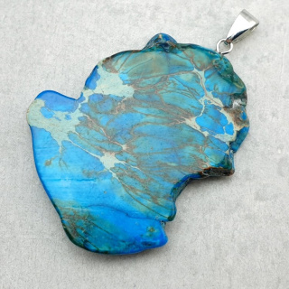 Imperial jasper pendant 50x39 mm no. 185