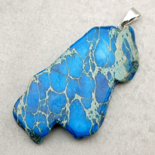 Imperial jasper pendant 56x31 mm no. 169