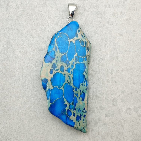 Imperial jasper pendant 57x26 mm no 182 Imperial jasper pendant 57x26 mm no 182