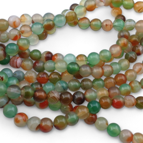 Agate peacock ball 6 mm strand Agate peacock ball 6 mm strand