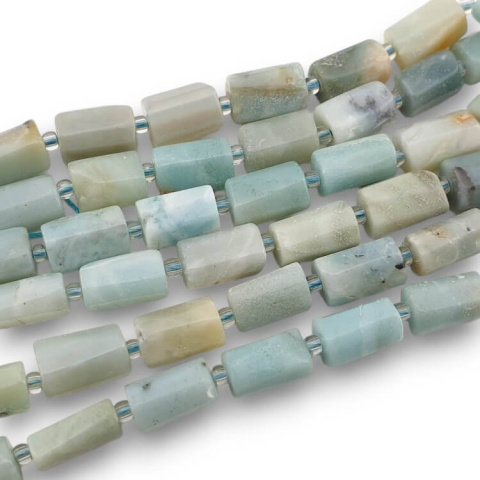 Amazonite irregular cylinder 11-13 mm 2 pcs Amazonite irregular cylinder 11-13 mm 2 pcs
