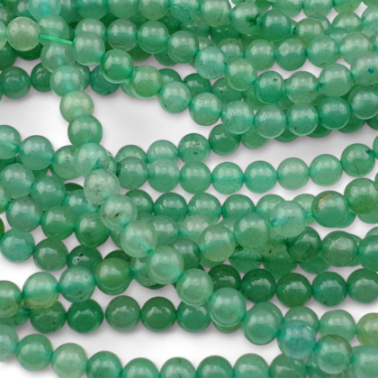 Aventurine green ball 6 mm 20 pcs