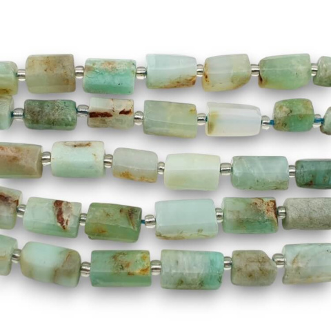 Chrysoprase irregular cylinder 8-12 mm 2 pcs Chrysoprase irregular cylinder 8-12 mm 2 pcs