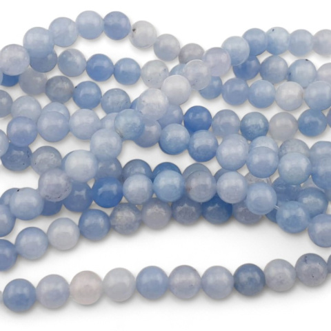 Jadeit kolor akwamaryn kula 6 mm 20 szt Jadeit kolor akwamaryn kula 6 mm 20 szt