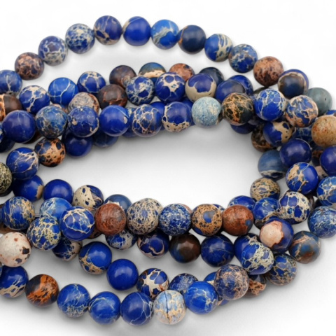 Imperial jasper dark blue ball 6 mm 15 pcs Imperial jasper dark blue ball 6 mm 15 pcs