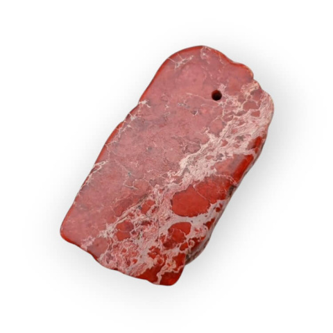 Imperial jasper slice with hole 36x20 mm no. 149 Imperial jasper slice with hole 36x20 mm no. 149
