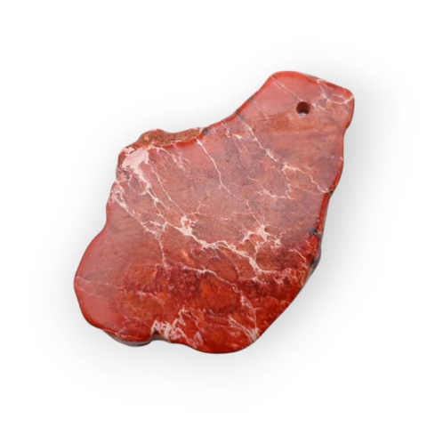 Imperial jasper slice with hole 36x25 mm no. 145 Imperial jasper slice with hole 36x25 mm no. 145