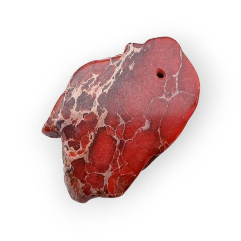 Imperial jasper slice with hole 37x24 mm no 152 Imperial jasper slice with hole 37x24 mm no 152
