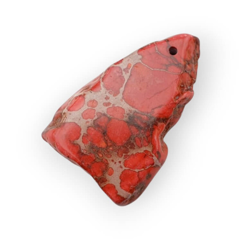Imperial jasper slice with hole 38x25 mm no. 147 Imperial jasper slice with hole 38x25 mm no. 147
