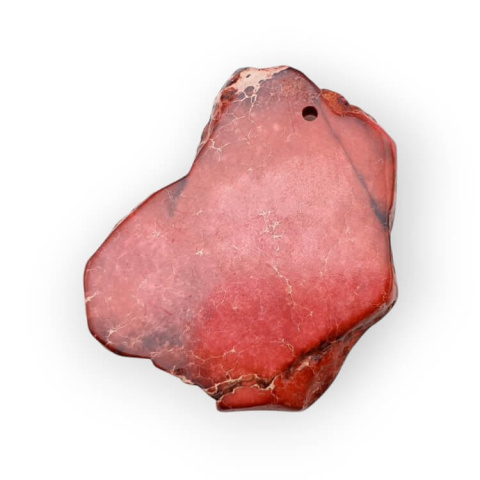 Imperial jasper slice with hole 38x31 mm no 154 Imperial jasper slice with hole 38x31 mm no 154