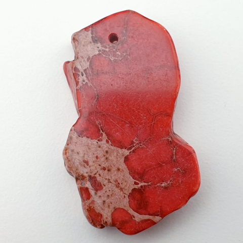 Imperial jasper slice with hole 39x23 mm no 142 Imperial jasper slice with hole 39x23 mm no 142