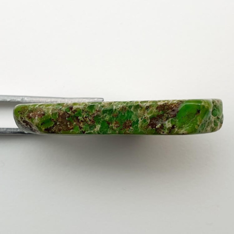 Imperial jasper slice with hole 39x23 mm no 76 Imperial jasper slice with hole 39x23 mm no 76