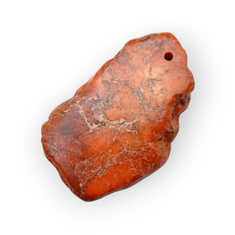 Imperial jasper slice with hole 39x26 mm no. 125 Imperial jasper slice with hole 39x26 mm no. 125