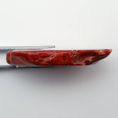 Imperial jasper slice with hole 40x23 mm no. 148 Imperial jasper slice with hole 40x23 mm no. 148
