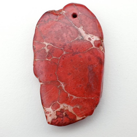 Imperial jasper slice with hole 40x23 mm no. 148 Imperial jasper slice with hole 40x23 mm no. 148
