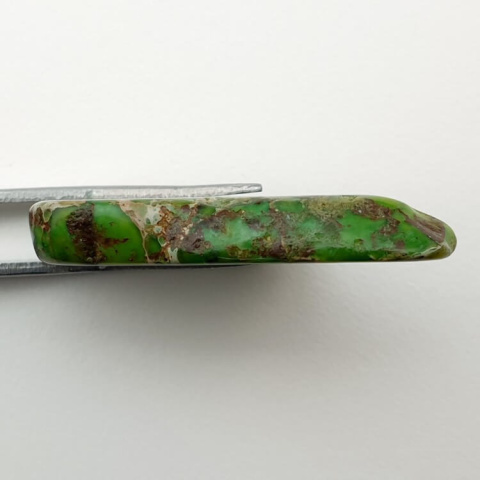 Imperial jasper slice with hole 40x24 mm no 74 Imperial jasper slice with hole 40x24 mm no 74