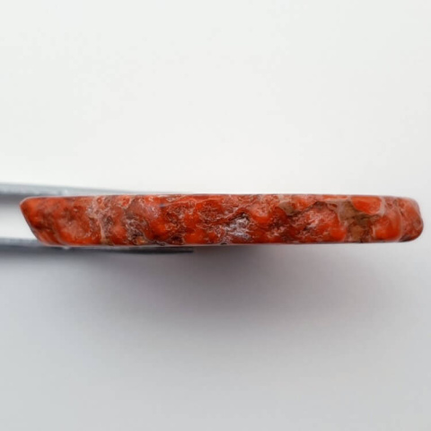 Imperial jasper slice with hole 43x30 mm no 123 Imperial jasper slice with hole 43x30 mm no 123