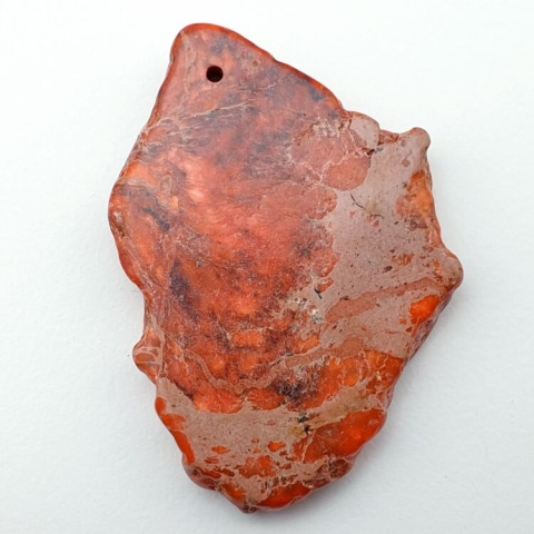 Imperial jasper slice with hole 43x30 mm no 123 Imperial jasper slice with hole 43x30 mm no 123