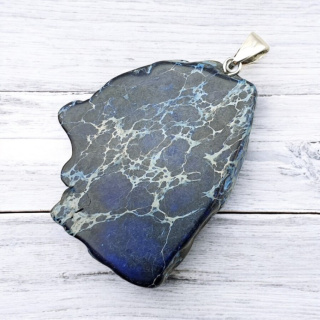 Imperial jasper pendant 43x34 mm no. 216