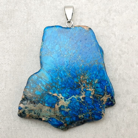 Imperial jasper pendant 49x42 mm no. 188 Imperial jasper pendant 49x42 mm no. 188