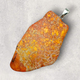 Imperial jasper pendant 56x32 mm no. 191