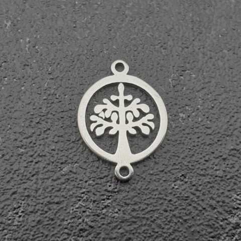 Connector tree stainless steel 16x12 mm 1pc Connector tree stainless steel 16x12 mm 1pc