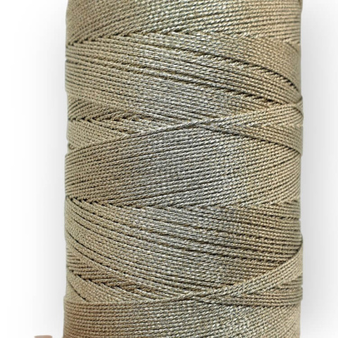 Sznurek metaliczny skręcany 0,8 mm 5 m khaki Sznurek metaliczny skręcany 0,8 mm 5 m khaki