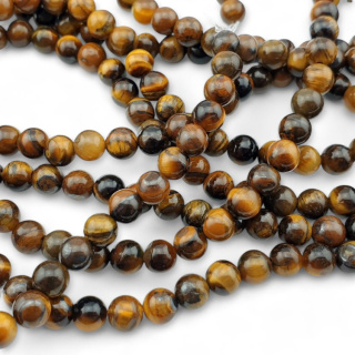 Tiger eye ball 6 mm string