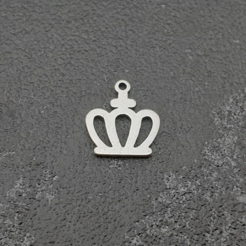Crown pendant surgical steel 12x10 mm 1pc Crown pendant surgical steel 12x10 mm 1pc