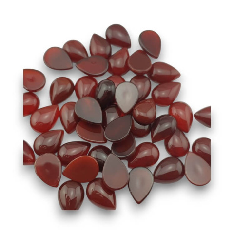 Agate red cabochon teardrop 14x10 mm 1 pcs Agate red cabochon teardrop 14x10 mm 1 pcs
