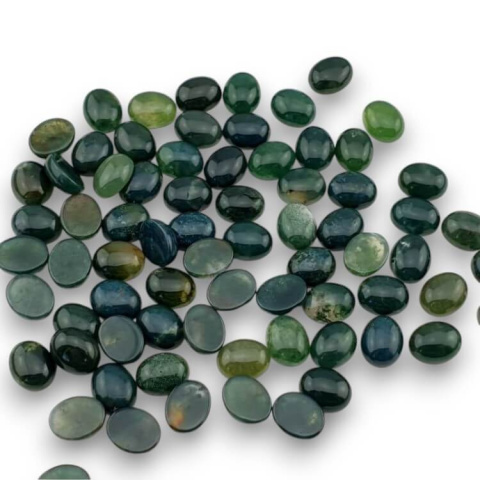 Moss agate cabochon 10x8 mm 1 pc Moss agate cabochon 10x8 mm 1 pc