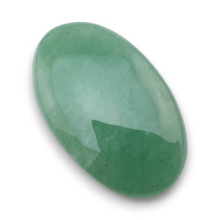 Aventurine green cabochon 33x20 mm no. 52