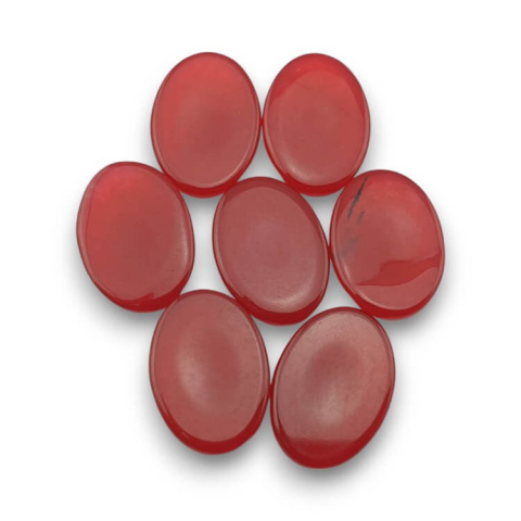 Jadeite red cabochon 14x10 mm 1 pc Jadeite red cabochon 14x10 mm 1 pc