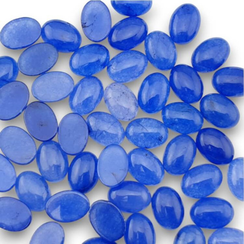 Jadeit royal blue kaboszon 18x13 mm 1 szt Jadeit royal blue kaboszon 18x13 mm 1 szt