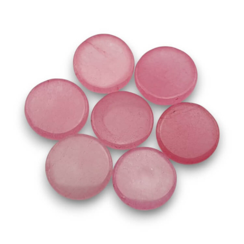 Pink jade cabochon fi 10 mm 1 pc Pink jade cabochon fi 10 mm 1 pc