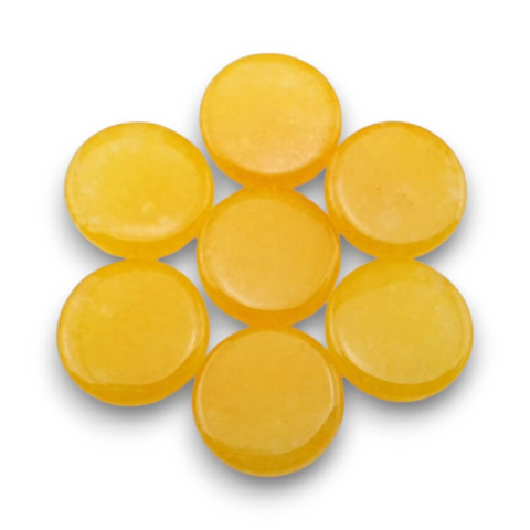Jadeite yellow cabochon fi 10 mm 1 pc Jadeite yellow cabochon fi 10 mm 1 pc