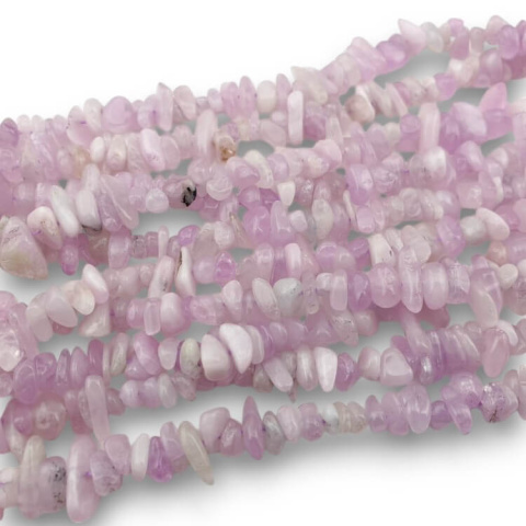 Chopped kunzite 5-8 mm cord 39 cm Chopped kunzite 5-8 mm cord 39 cm