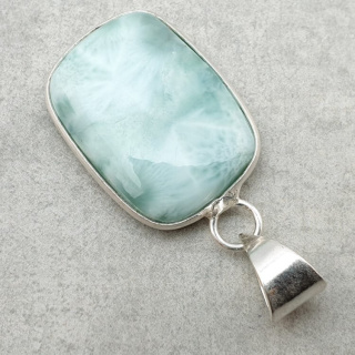 Larimar pendant 24x17 mm no 195