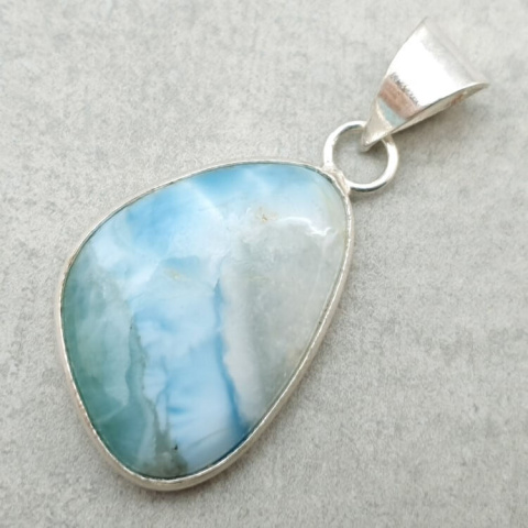 Larimar pendant 25x19 mm no. 196 Larimar pendant 25x19 mm no. 196